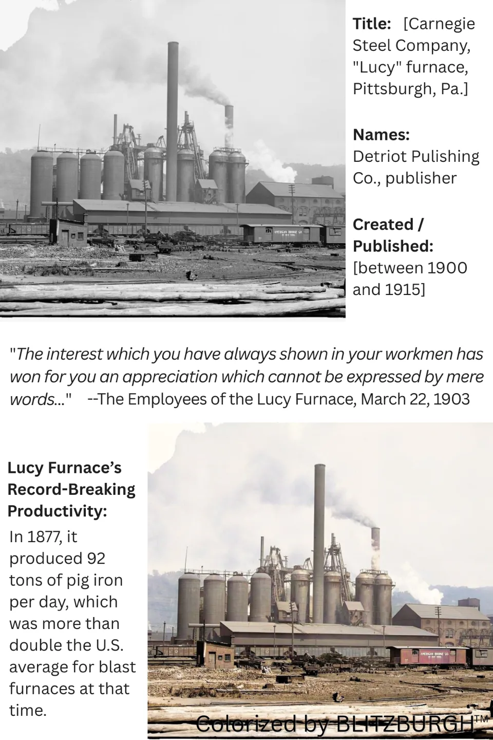 Carnegie Steel Lucy Furnace
