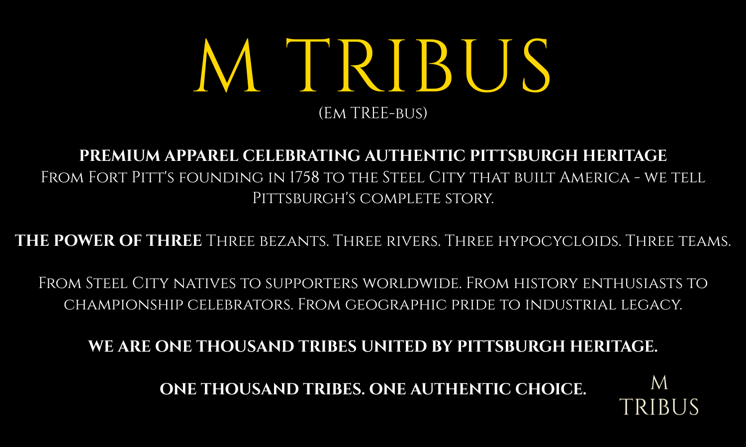 M Tribus Brand Story - One Thousand Tribes