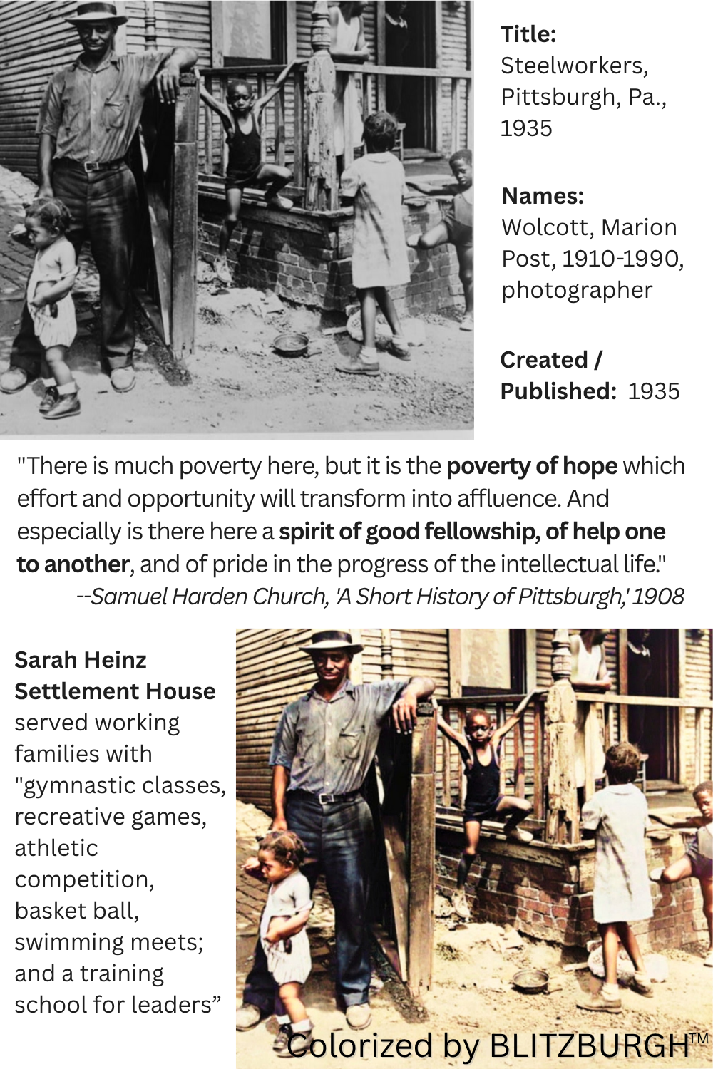 Steelworker Family Pittsburgh 1935